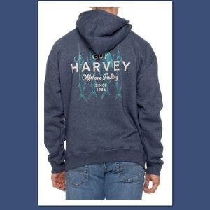 GUY HARVEY RIG MASTER MIDWEIGHT  HOODIE